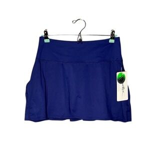 NWT Gottex Golf‎ Tennis Dark Blue Foam Green Golf Skort  Skirt Size Medium
